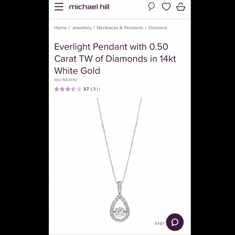 Michael Hill Everlight Diamond Pendant